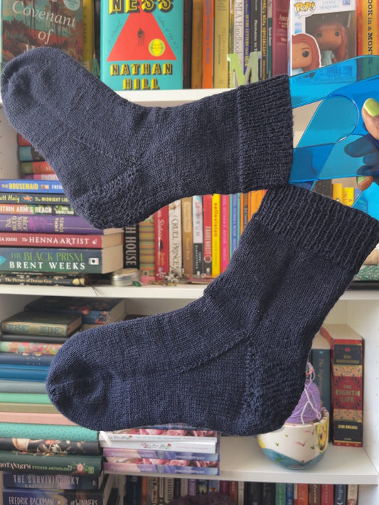 Solid Colored Hand Knit Socks (Pre-Order)