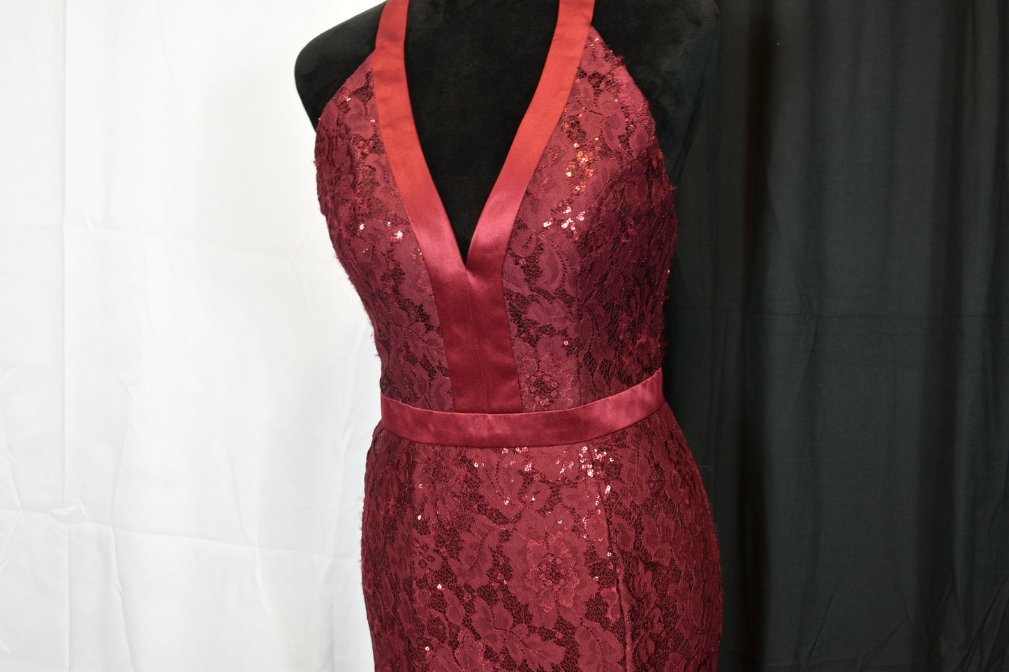 Red Formal Dress with Slight Shimmer